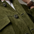 ICON™: CHAQUETA EN PIEL DE ANTE
