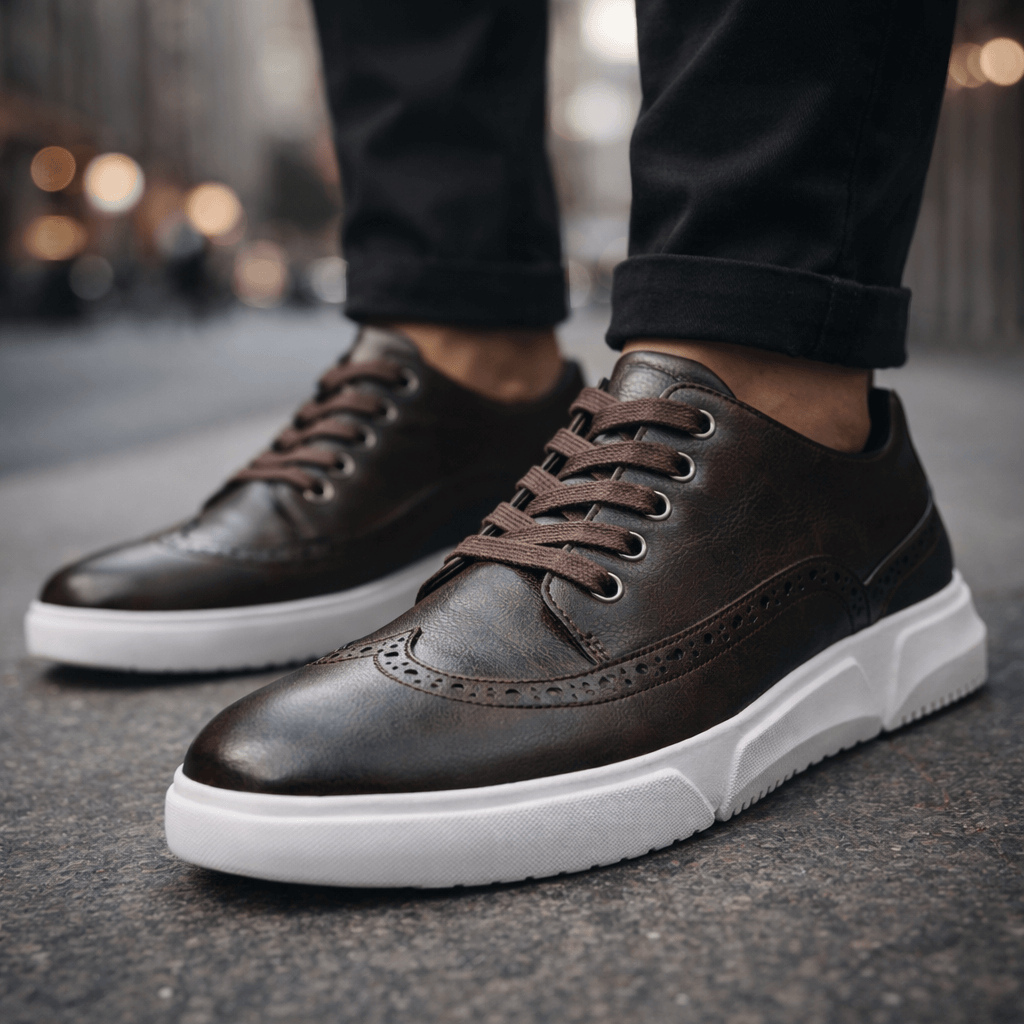 ZAPATILLAS DE CUERO LYON