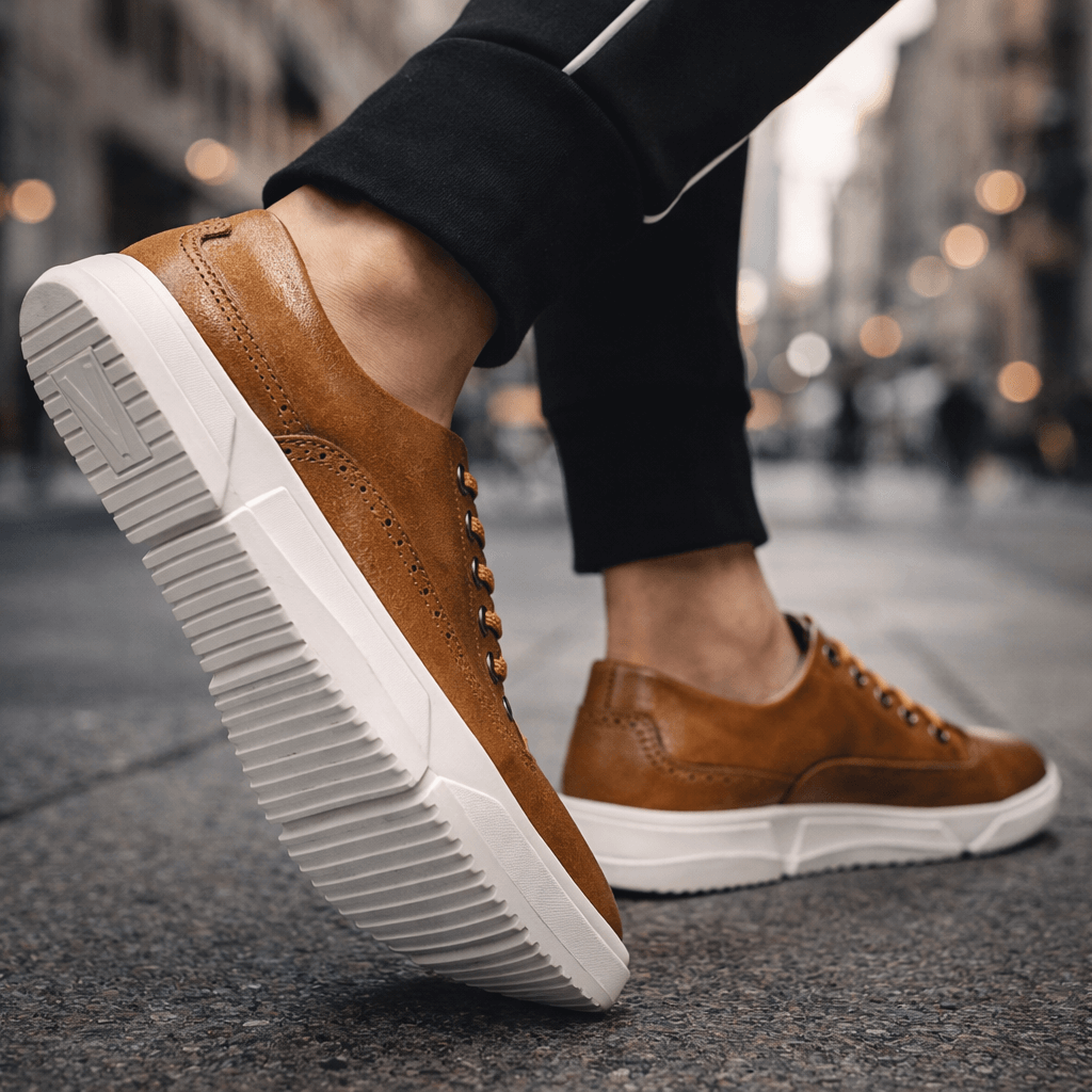 ZAPATILLAS DE CUERO LYON