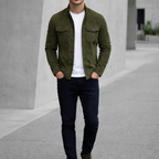 ICON™: CHAQUETA EN PIEL DE ANTE
