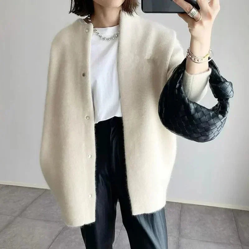 CHAQUETA DE PUNTO CON BOTONES ELEGANTES VANNA™
