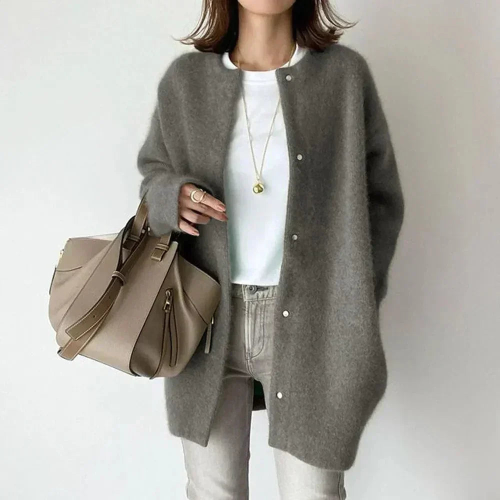 CHAQUETA DE PUNTO CON BOTONES ELEGANTES VANNA™