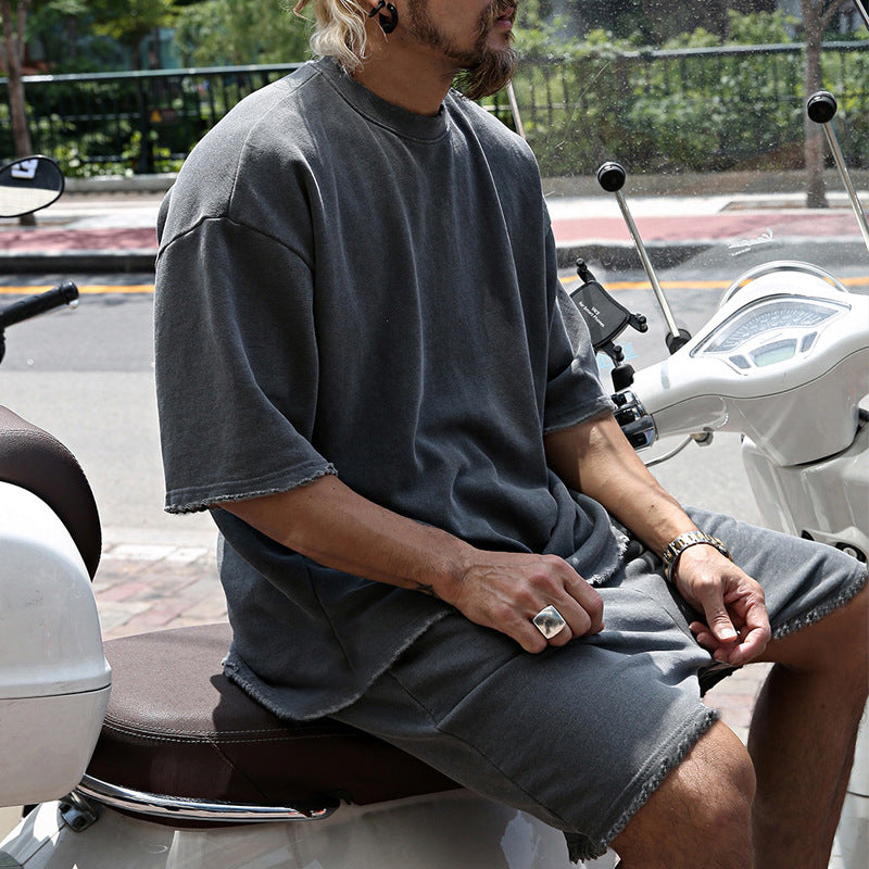 DANTE: Conjunto deportivo informal, liso y sin mangas