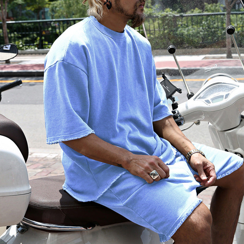 DANTE: Conjunto deportivo informal, liso y sin mangas