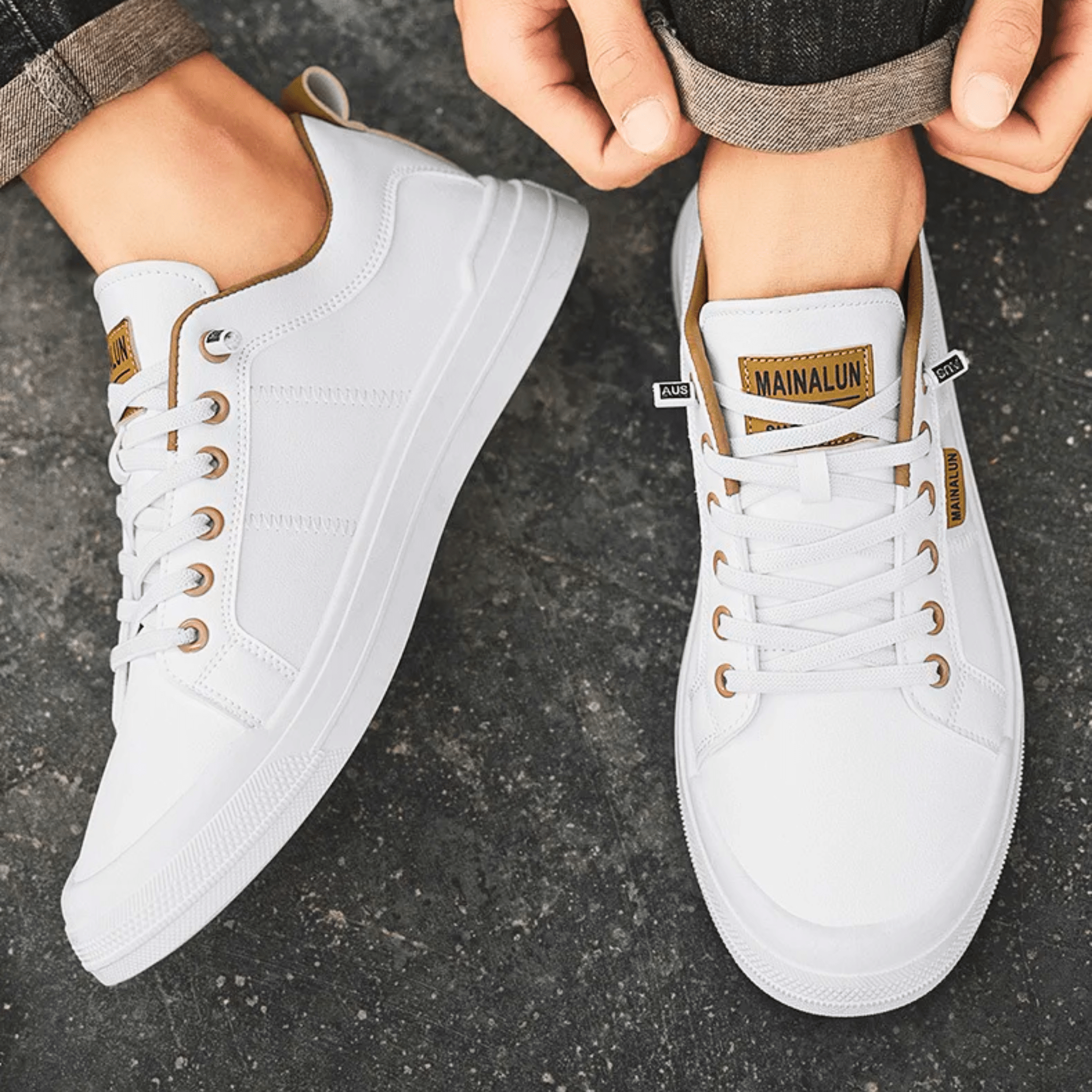 ZAPATILLAS DE PIEL ASHTON