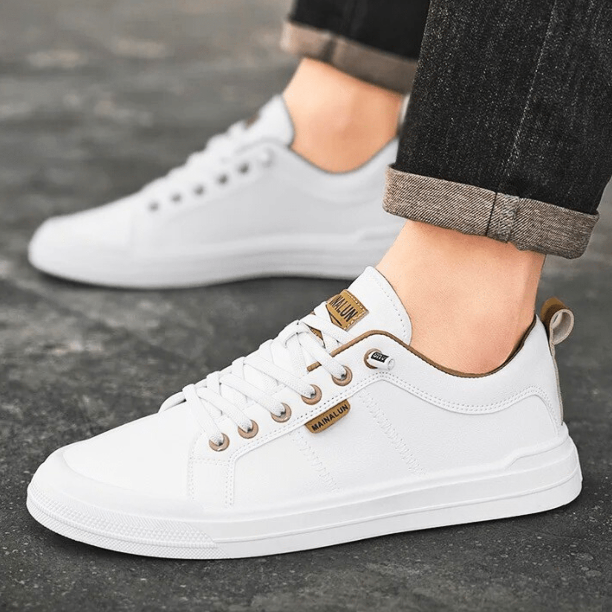 ZAPATILLAS DE PIEL ASHTON